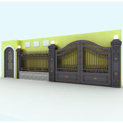 China Excellent JURUI factory hot sale wholesale villa electric gate easily assembled house aluminum base track for sale