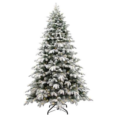 China Different Style and Different Size Wholesale Prelit Snowfall Christmas Tree for Christmas Decoration for sale