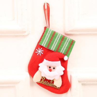 China Hot Sale Christmas Candy Gift Bag Decorations Knit Small Bag Mini Christmas Stockings for sale