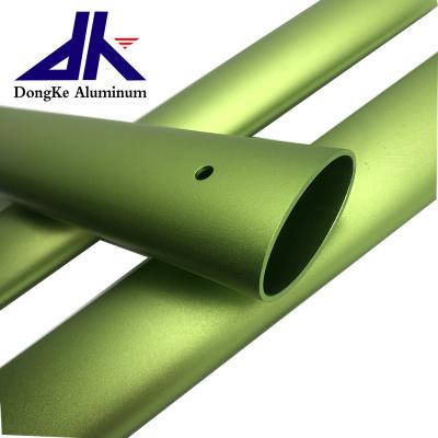 China Industrial Custom Green Elliptical Aluminum Tube 6061 6063 T5 for sale