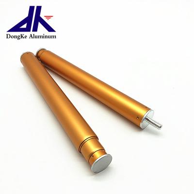 China L0feet sustainable aluminum telescopic tube with internal friction lock for sale