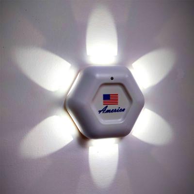 China Modern Motion Sensor LED Night Light Triggered Wall Lamp Indoor USB Rechargeable with Battery Auto Sensing for Stair Step Entrance for sale