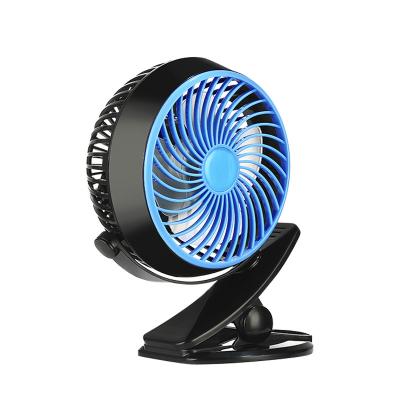 China 360Â ° rotary design. Cool Electric Portable Mini Clip Fan With 4 Blades and USB Rechargeable Battery for Home Room Bedside Office School Camping for sale