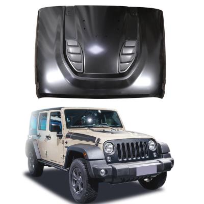 China Steel Hood Fit For Jeep Wrangler JK 2007-2017 10th Anniversary Center Vents Steel Hood for sale