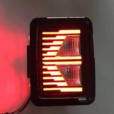 China Rear Lamp For 07-17 Jeep Wrangler JK LED Rear Tail Lights Smoke Brake Reverse Turn Signal for sale