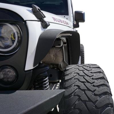 China Flat Product Steel Shock Absorber Flares For Jeep Wrangler 2007-2018 JK JKU for sale