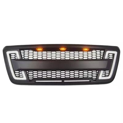 China Front Grille With Lights Grille for Ford F-150 with lights 2004 - 2008 for sale