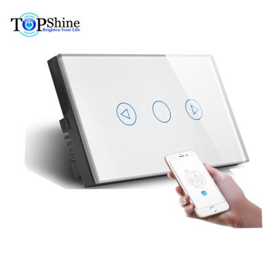 China 2021 Amazon Alexa and Google USA Topshine Waterproof Home Enabled 120mm Wifi AU Standard Dimmer Touch Switch for sale