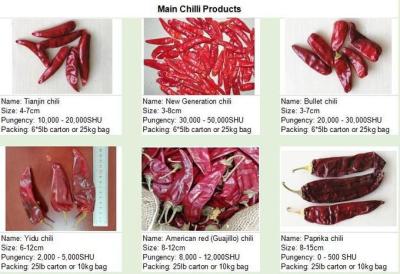 China Middelgrote Hete Droge Guajillo Chili Nature Red Chile Peppers Te koop