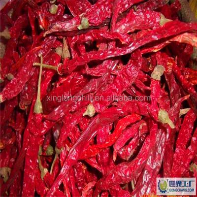 China Picante Erjingtiao Chiles Secos Gran Sabor Bolsa Sellada Al Vacío 15cm en venta