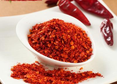 China Hohe scharfe roter Pfeffer-Flocken SHU Dried Red Chilli Flakess für Pizza zu verkaufen