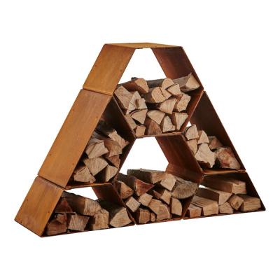 China Free Samples Traditional Metal Firewood Log Holder Circle Firewood Log Holder Metal Firewood Log Holder With Tools for sale