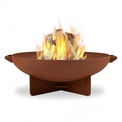 China Traditional Custom Corten Stainless Steel Fire Bowl Corten Steel Water and Fire Bowl Corten Steel Water Bowl for sale