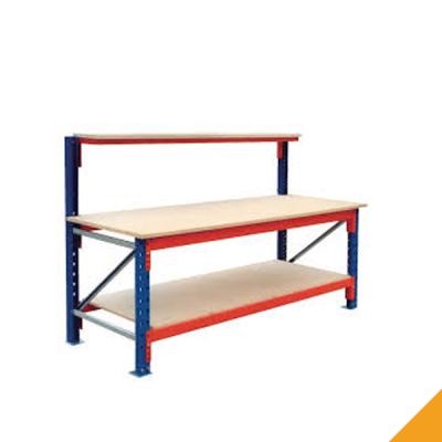 China OEM/ODM Chinese Manufacturer Made Workshop Metal Folding Workbench With Wheels for sale