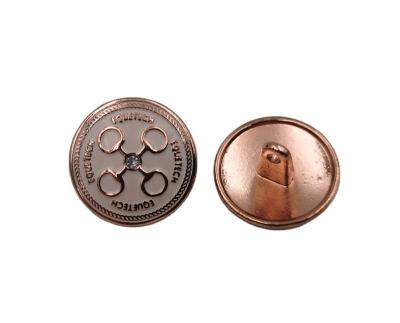 China Custom Clothing Button Nickel Free Epoxy Enamel for sale