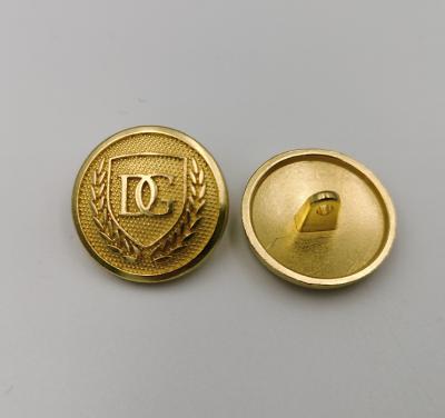 China High Quality Hot Selling Dry Cleaning Sewing Buttons Gold Die-Cut Military Leg Buttons for sale