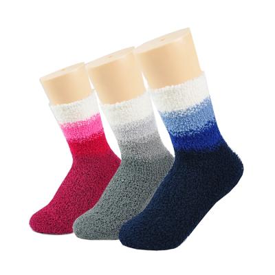 China (COMFORTABLE SOCKS) M8 Crew Antibacterial Colorful Comfortable Socks For Women Fluffy Socks for sale