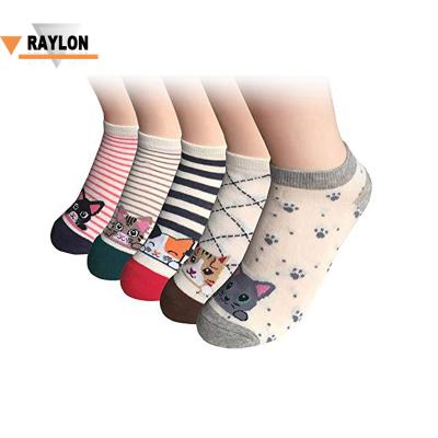 China RL-A145 sexy antibacterial girls wearing low cut ankle socks for women of girl and women's fashion for sale