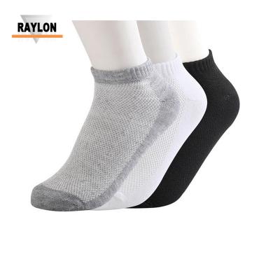 China Antibacterial Men's Socks Gay 100 Cotton Men's Short Socks Raylon-0299 for sale