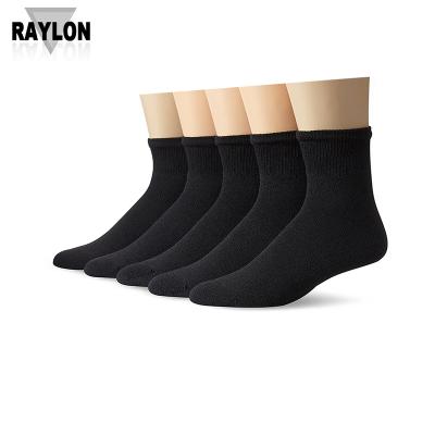 China Raylon-0301 Antibacterial Men Fashion Half Socks Mens Ankle Socks Best Ankle Socks Men for sale