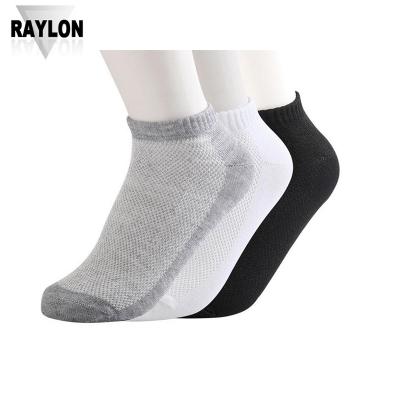 China Raylon-0303 Antibacterial half socks for men's ankle socks men's ankle socks for sale