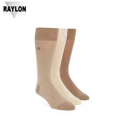 China Raylon-0329 men's beige socks antibacterial for sale