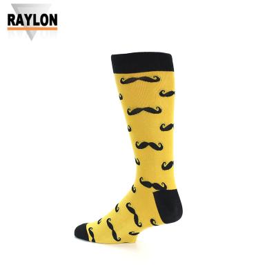 China Raylon-0332 Yellow Mens Dress Socks Yellow Mens Dress Socks Antibacterial for sale