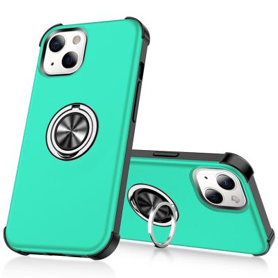 China 2022 New Product Magnetic Cell Phone Case Shockproof For Iphone 12 Kickstand Phone Case For Iphone 13 for sale