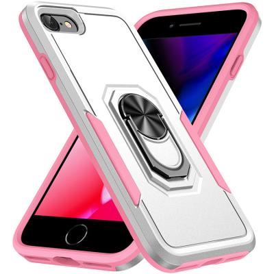 China Amazon Best Selling Shockproof Wholesale 2 In 1 Magnetic Adsorption Cell Phone Accessories Back Cover Case For iPhone 6 7 8 for sale