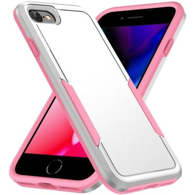 China Hot Selling New Arrival Shockproof Amazon TPU PC 2 In 1 Wireless Charging Mount Cover Support Phone Accessories Filter For iPhone 6 7 8 for sale