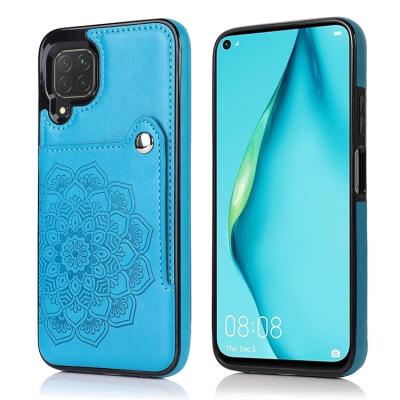 China Shockproof Wallet Flip Phone Case Leather Card Slot Leather For Huawei P40 Lite for sale