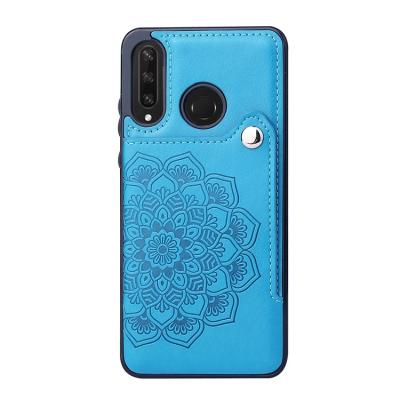 China Waterproof Shockproof Leather TPU Phone Wrist PC Leather Phone Case For Huawei P30 LITE for sale