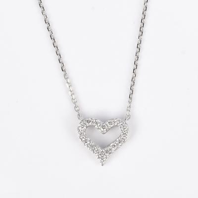 China Fashionable 18K white women's ingenious wedding Lady Diamond Necklace For Party And new style FASHIONABLE for sale