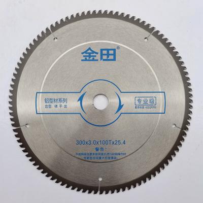 China GOLDTOL300*3.0*100T*25.4/30Aluminum alloy saw blades for hand held saws with 12 inch 12in flat-toothed aluminum cutters for sale