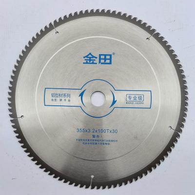 China GOLDTOL355*3.2*100T*25.4/30Aluminum Alloy Saw Blades For Hand Held Saws With 14inch 14in Flat Teeth for sale