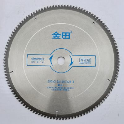 China GOLDTOL355*3.2*120T*25.4/30Aluminum Alloy Saw Blades for Handheld Saws with 14inch 14in Flat-Toothed Aluminum Cutters for sale