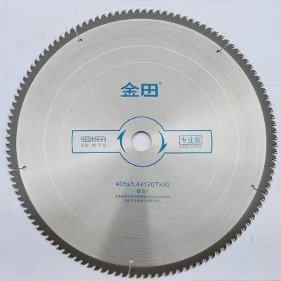 China GOLDTOL405*3.4*120T*25.4/30/32/60Aluminum alloy saw blades for hand held saws with 16 inch flat teeth for cutting 16in aluminum for sale