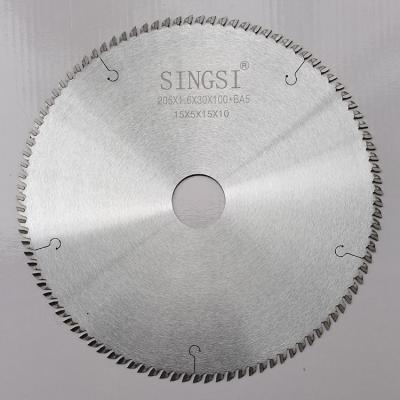 China 205*1.6*30*100*BA5 Acrylic Circular Saw Blades Cutting Acrylic Saw Blade Circular Saw Blade Plexiglass Acrylic Cutting 7/8IN for sale