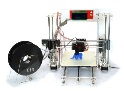 China Acrylic Adjustable Prusa i3 3D Printer , STL / G-Code 3D Color Printer for sale