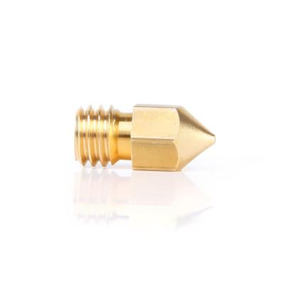 China Prusa i3 3D Printer Parts Brass Extruder Nozzles 0.4mm 5pcs/lot for sale