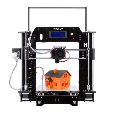 China HICTOP DIY 3d printer with fIlaments monitoring funtionable acrylic 3d printer for sale