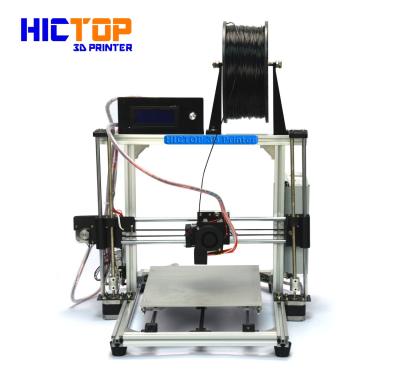 China Silver easy Large Scale 3D Printer with LCD Screen supporting off line printing for sale