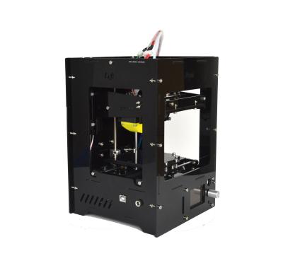 China Impressora Black FDM 3d printer diy 80X80X80 mm Supporting SD Card for sale