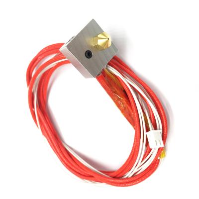 China Assembleerde de RepRap 3D Printer het Hete Beëindigen 1.75mm Gloeidraad12v Extruder 0.4mm van het Extruderdeel Pijp Te koop