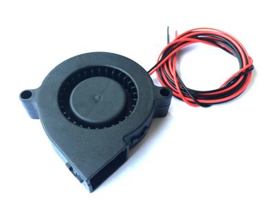 China DC 24V Connector 3D Printer Parts Brushless Cooling Turbo Blower Fan 50x15mm for sale