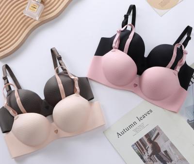 China Wholesale High Quality Custom Made Wireless Soft Cup Small Cup Bralette OEM Sexy Seamless Bra QUICK DRY Women Push Up Padded Bras One Piece for sale