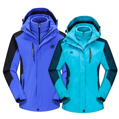 China Breathable Ready Made Jacket Hotselling Men And Women Two Pcs Outdoor Jacket Ski Jackette Fleece Jacket Custom for sale