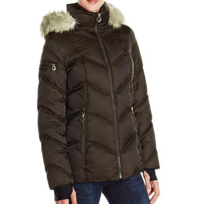 China Wholesale Clothing Women's Breathable Anorak Jackette With Fur Hood Abrigo De Invierno Ropa De Mujer for sale