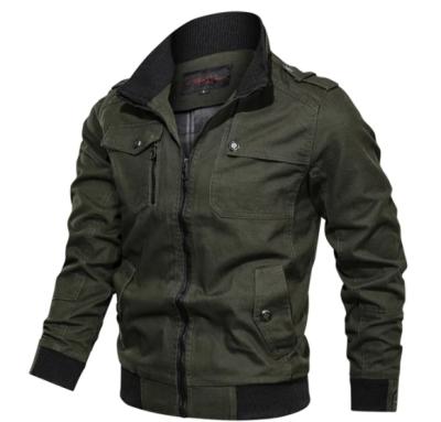 China Ready Made Stock Mens Twill Anorak Jacket Cotton Quilt Breathable Jacket For Man Zip Up Jacket for sale