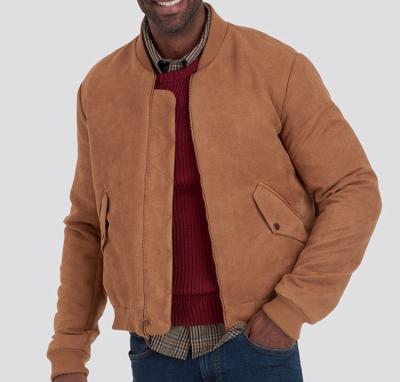 China New Design Breathable Plus Size Mens Suede Jackets Wind Proof Jacket For Men Fashion Jackets For Men 2021 for sale